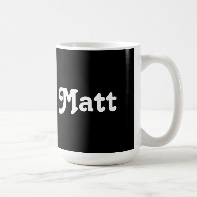 Caneca De Café Mug Matt (Direita)