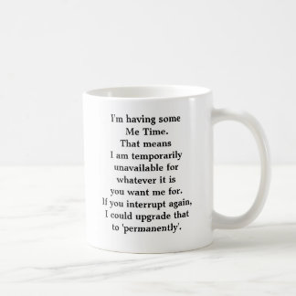 Caneca De Café Mug 'Me Time'
