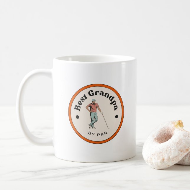 Caneca De Café Mug - Melhor Avô de Par (Com Donut)
