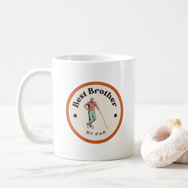 Caneca De Café Mug - Melhor Irmão de Par (Com Donut)