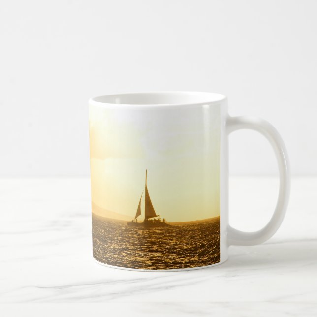 Caneca De Café Mug: Memórias Sunset (Clássica) (Direita)