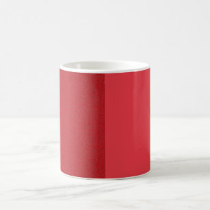 Caneca De Café Mug Moderno Vermelho de Tomate Dividido Personaliz