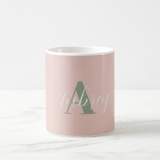 Caneca De Café Mug Monograma Feminina