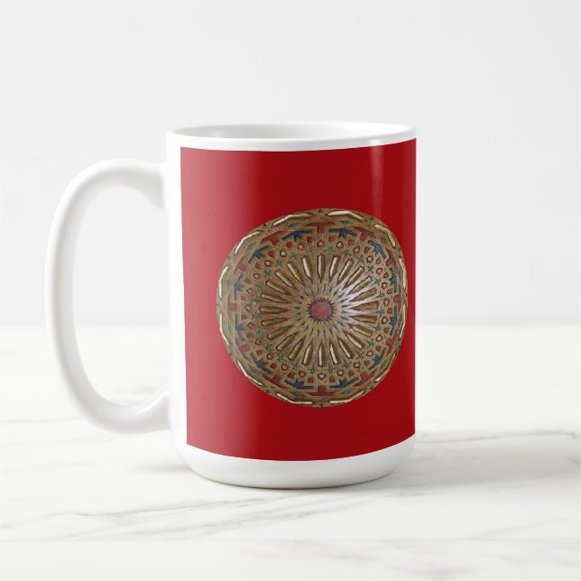Caneca De Café Mug Morrocon Beauty on Red (Esquerda)