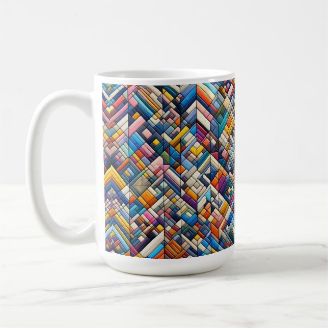 Caneca De Café Mug Mosaico 2 (Esquerda)