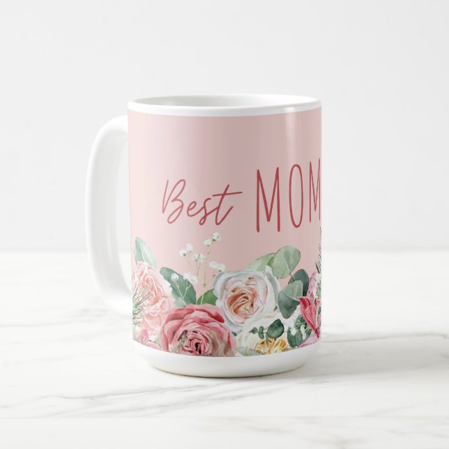 Caneca De Café Mug Mother's Day Série 3-3 (Frente Esquerda)