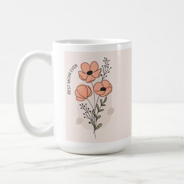 Caneca De Café Mug Mother's Day Série 4-10 (Esquerda)