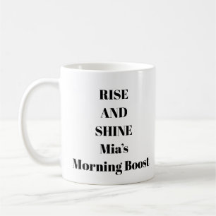 Caneca De Café Mug Motivacional Rise and Shine