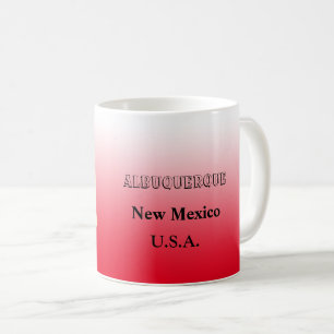 Caneca De Café Mug - Mug do Novo México com Cidade