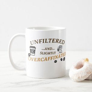 Caneca De Café Mug não filtrado e ligeiramente sobrecafeinado
