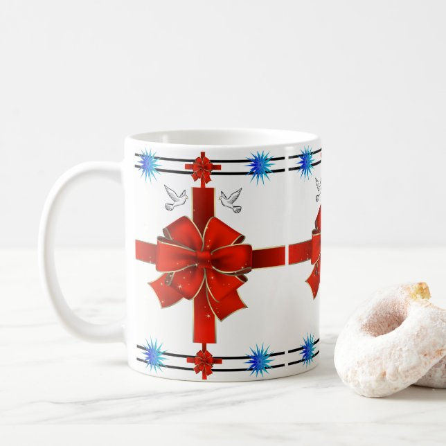 Caneca De Café Mug Natal (Com Donut)