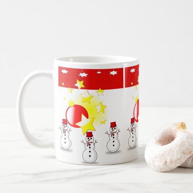 Caneca De Café Mug Natal (Com Donut)