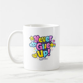 Caneca De Café MUG - Never Give Up