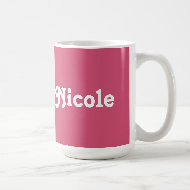 Caneca De Café Mug Nicole (Direita)