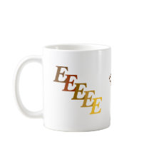 Mug - Nome Brown com Iniciais