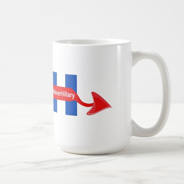 Caneca De Café Mug Nunca Hillary (Direita)