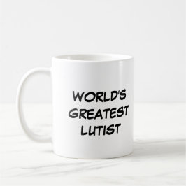 Caneca De Café Mug "O Maior Lutista do Mundo"