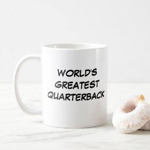 Caneca De Café Mug "O Maior Quarterback do Mundo"
