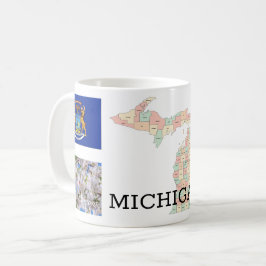 CANECA DE CAFÉ MUG OF MICHIGAN