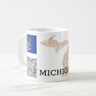 CANECA DE CAFÉ MUG OF MICHIGAN