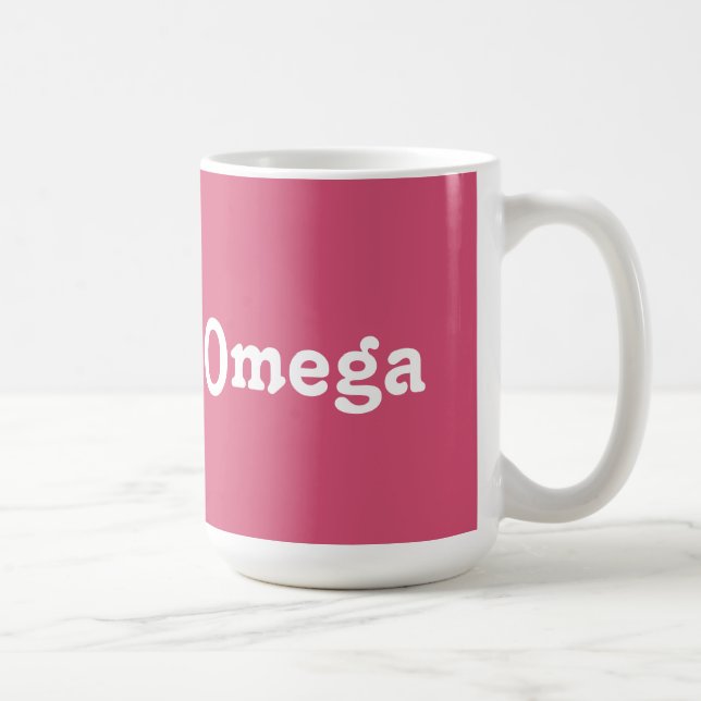 Caneca De Café Mug Omega (Direita)