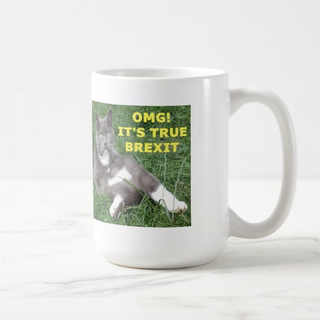Caneca De Café Mug OMG É O Verdadeiro Brexit (Direita)