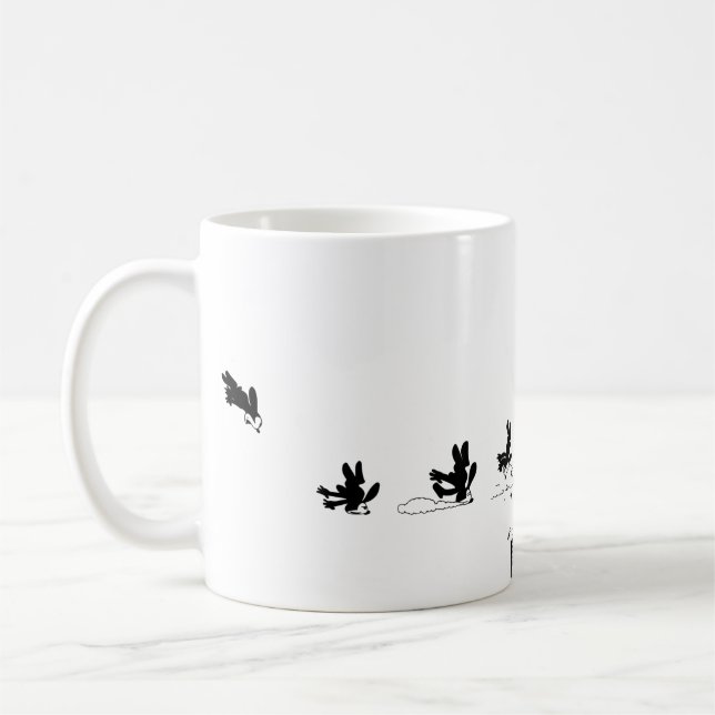 Caneca De Café Mug - Oswald - Running from the Lion (Esquerda)