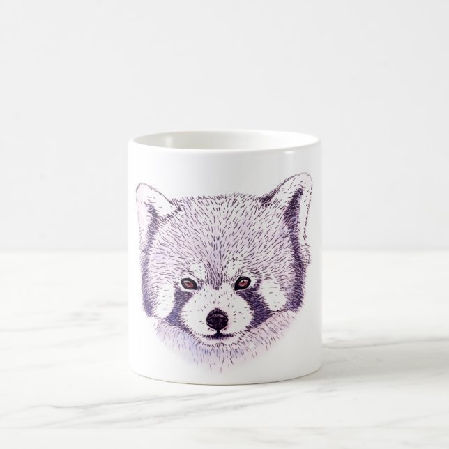 Caneca De Café Mug panda ruivos (Centro)