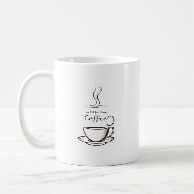 Caneca De Café Mug para amantes de café (Esquerda)