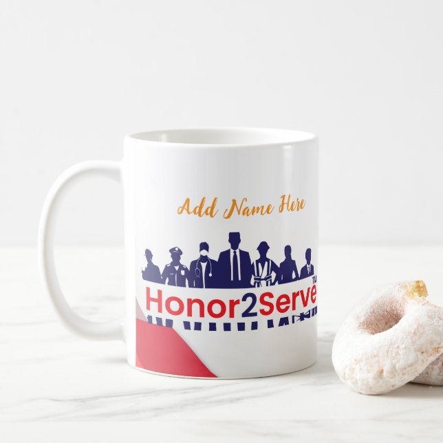 Caneca De Café MUG - para os funcionários públicos que você ama (Com Donut)