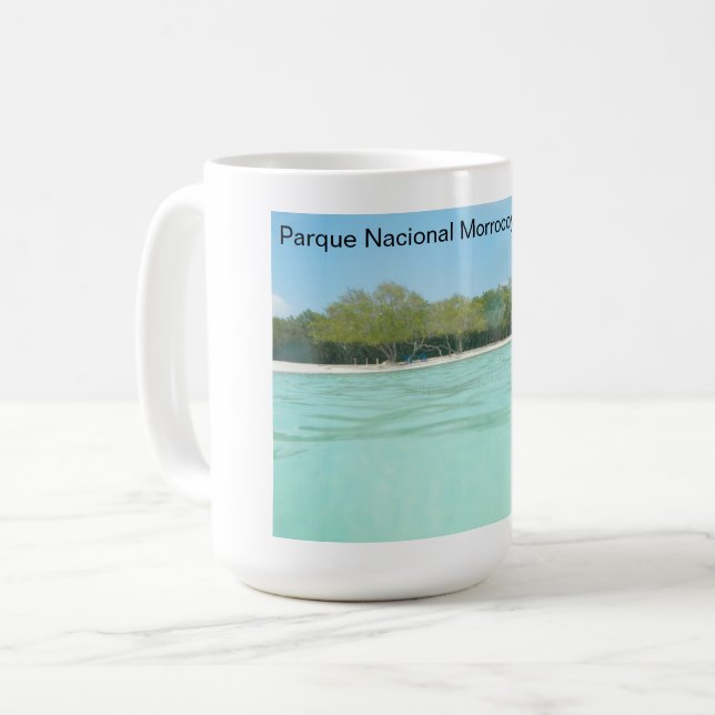 Caneca De Café Mug Parque Nacional Morrocoy - Venezuela. (Frente Esquerda)