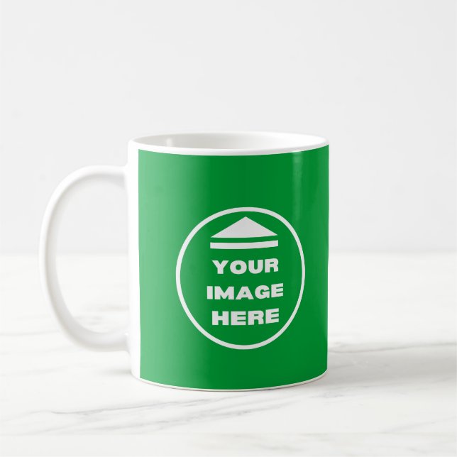Caneca De Café Mug - Personalizado - Adicionar Imagem / Texto (Esquerda)