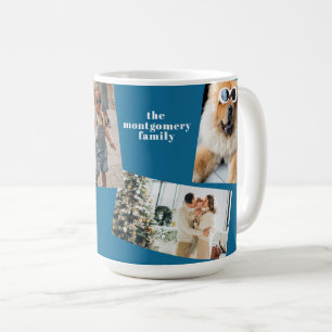 Caneca De Café Mug personalizado de 5 fotos