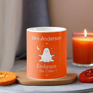 Caneca De Café Mug personalizado de autoatendimento Spooky - "Abr