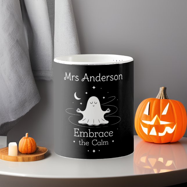 Caneca De Café Mug personalizado de autoatendimento Spooky - "Abr (Criador carregado)