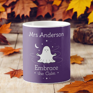 Caneca De Café Mug personalizado de autoatendimento Spooky - "Abr