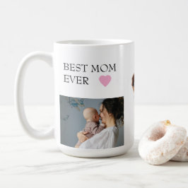 Caneca De Café Mug personalizado de "Melhor Mãe Nunca" com Foto P