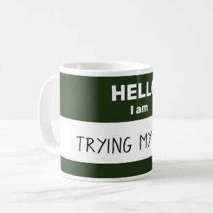 Caneca De Café Mug personalizado "Hello I Am"