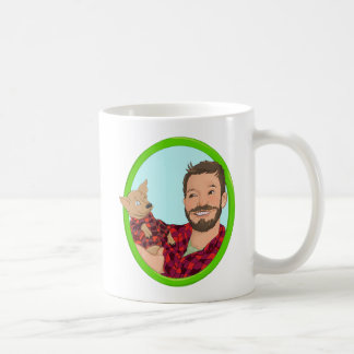 Caneca De Café Mug Personalizado Jonathan e Broccoli
