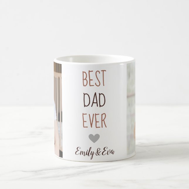 Caneca De Café Mug Personalizado "Melhor Pai Nunca" - Presente Pe (Centro)