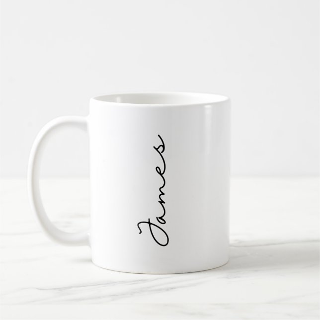 Caneca De Café Mug Personalizado, Mug de Nome Personalizado, Mug  (Esquerda)