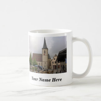 Caneca De Café Mug Personalizado na Praça da Igreja