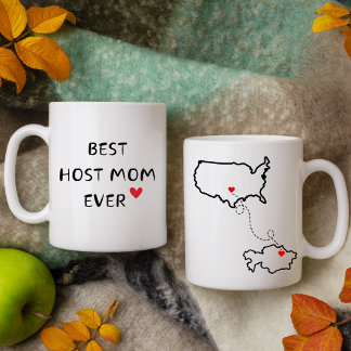 Caneca De Café Mug personalizado para a mãe anfitriã - Melhor mãe