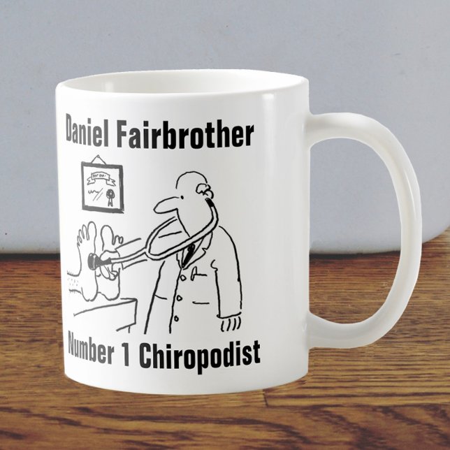 Caneca De Café Mug personalizado para um Chiropodista (Criador carregado)