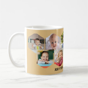 Caneca De Café Mug personalizado personalizado de fotos com 10 fo