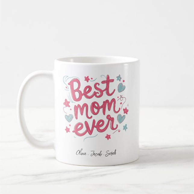 Caneca De Café Mug Personalizado - Um Presente Sensível para a Me (Esquerda)