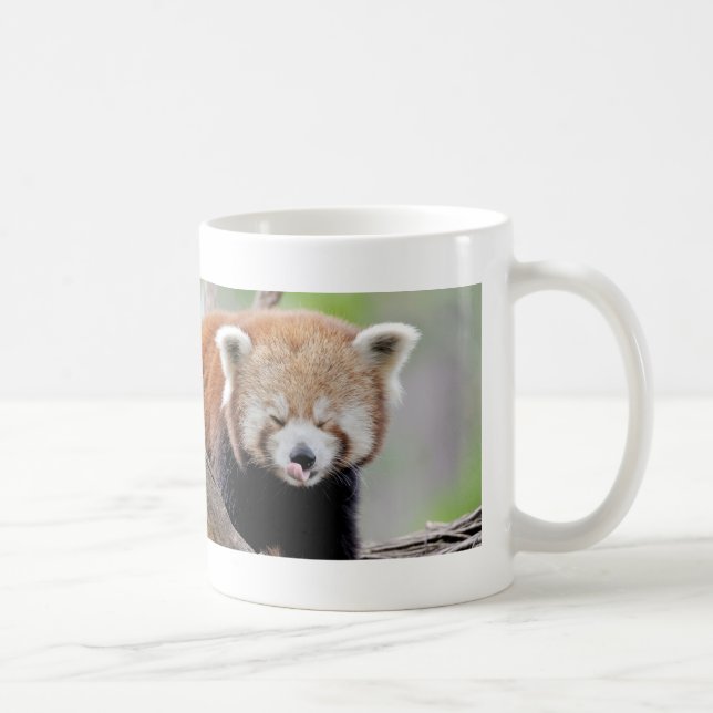 Caneca De Café Mug Photo Red Panda, animais 0399. (Direita)