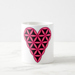 Caneca De Café Mug Premium com 'Heart of Life' x1, Design, 3D-R.