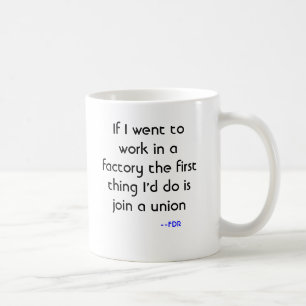 Caneca De Café Mug Pro-Union do FDR