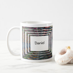 Caneca De Café Mug - Quadros Concentrados com Nome